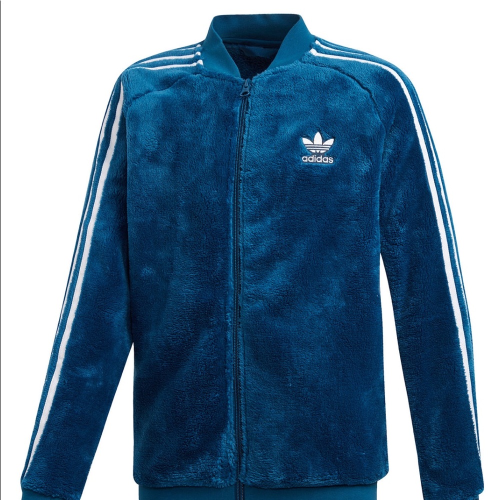 Adidas Big Boys Polar Fleece Jacket